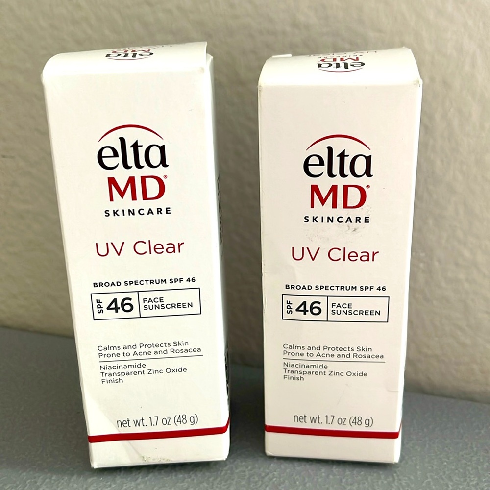 2X Elta MD UV clear 46 SPF  face sunscreen Exp 2026